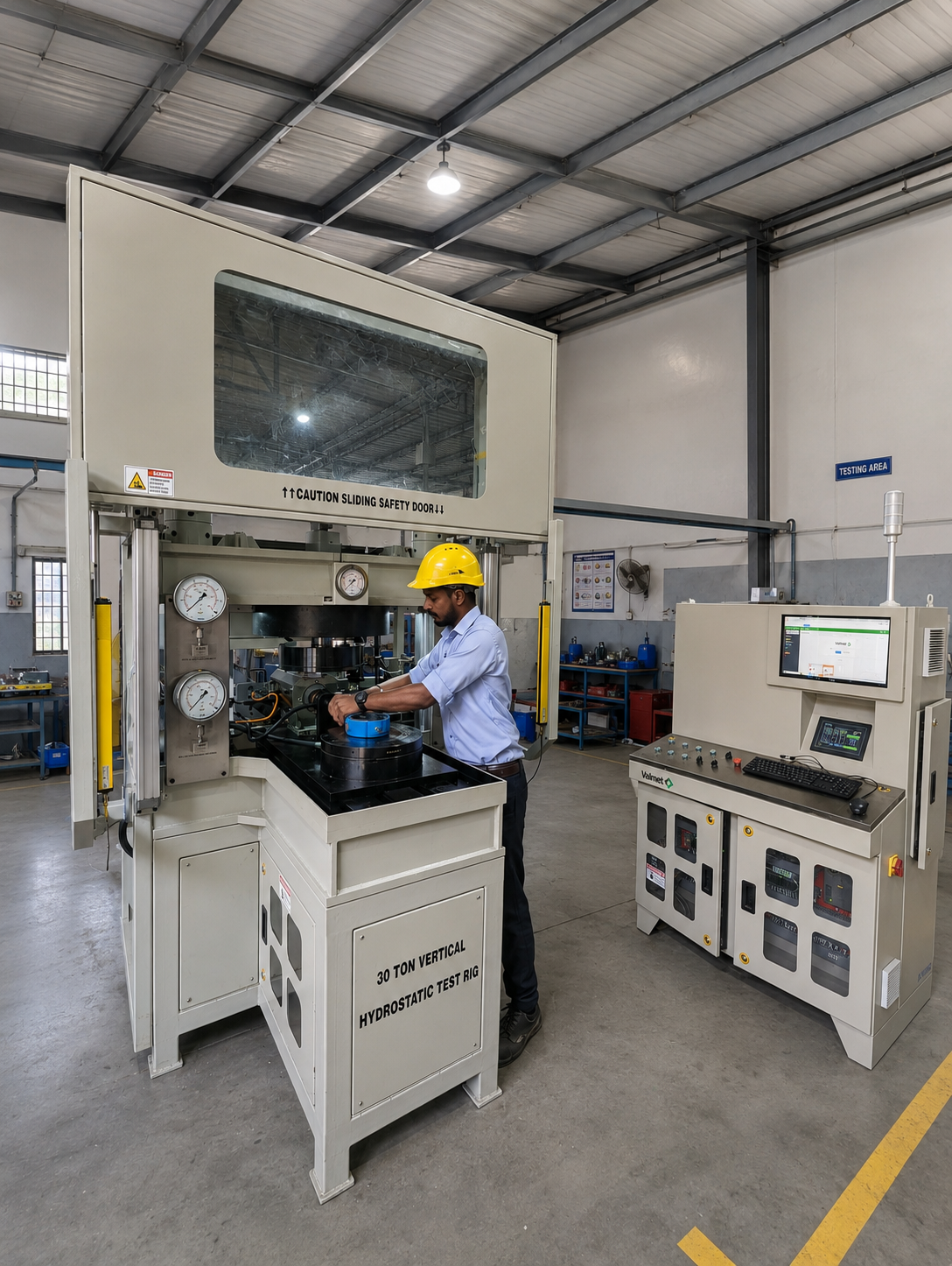 Vertical Machine Test Rig — view 4